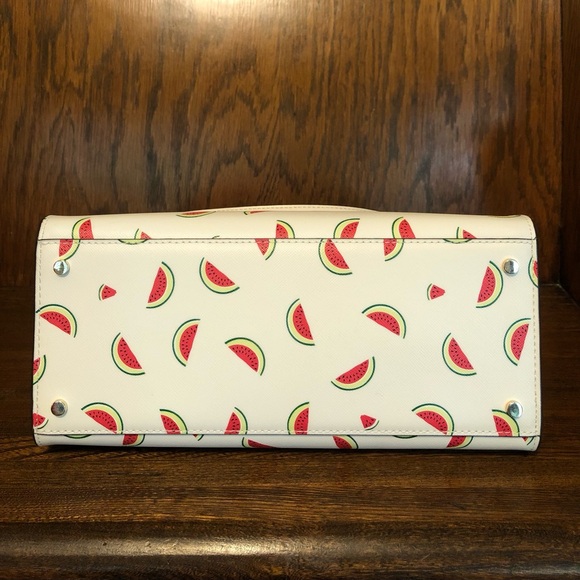 NWT-Kate Spade-SET-Staci-Watermelon Party-Medium Satchel & Large Zip Wallet-$628 - Picture 8 of 16